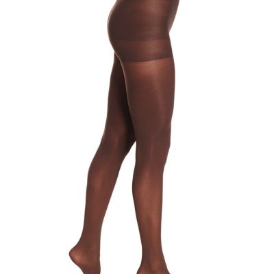 HUE Espresso Brown Opaque Control Top Tights - MSRP $13.50 - $15